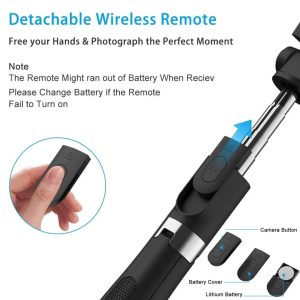 Tripode Palo Selfie Con Bluetooth