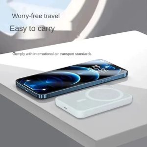 Power Bank Inalámbrico Magnético Portáti