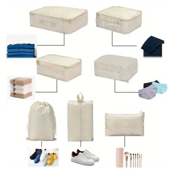 Set Bolsas maleta Viaje 7pcs Organizador - Image 8