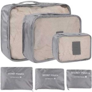 KIT ORGANIZADORES DE MALETA VIAJE X8