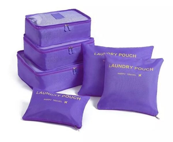 ORGANIZADOR DE ROPA PARA VIAJE X 6 UNI